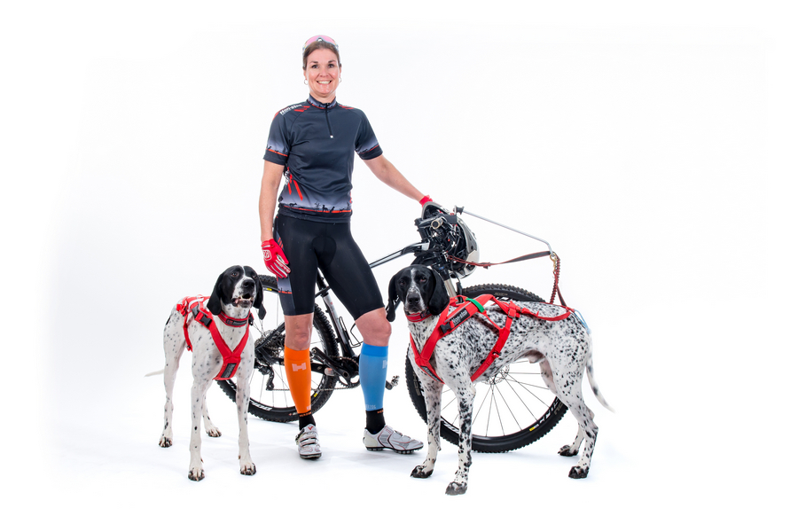 Item bikejoring bij HondenTV van RTL4
