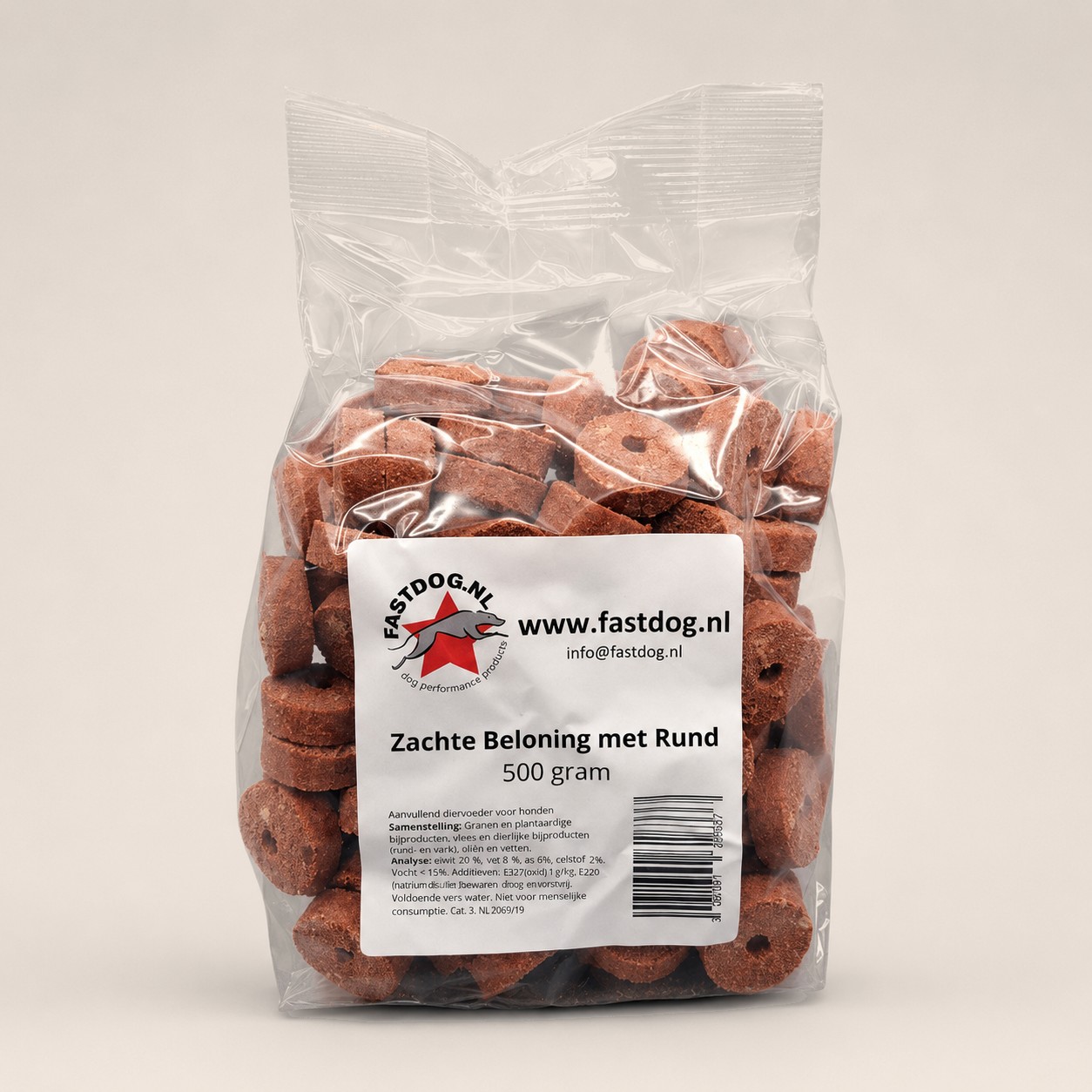 Beloningssnoepjes zalm 500 gram