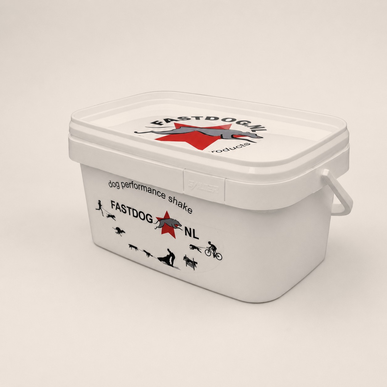 Voorraad emmer voor shake 500 gram
