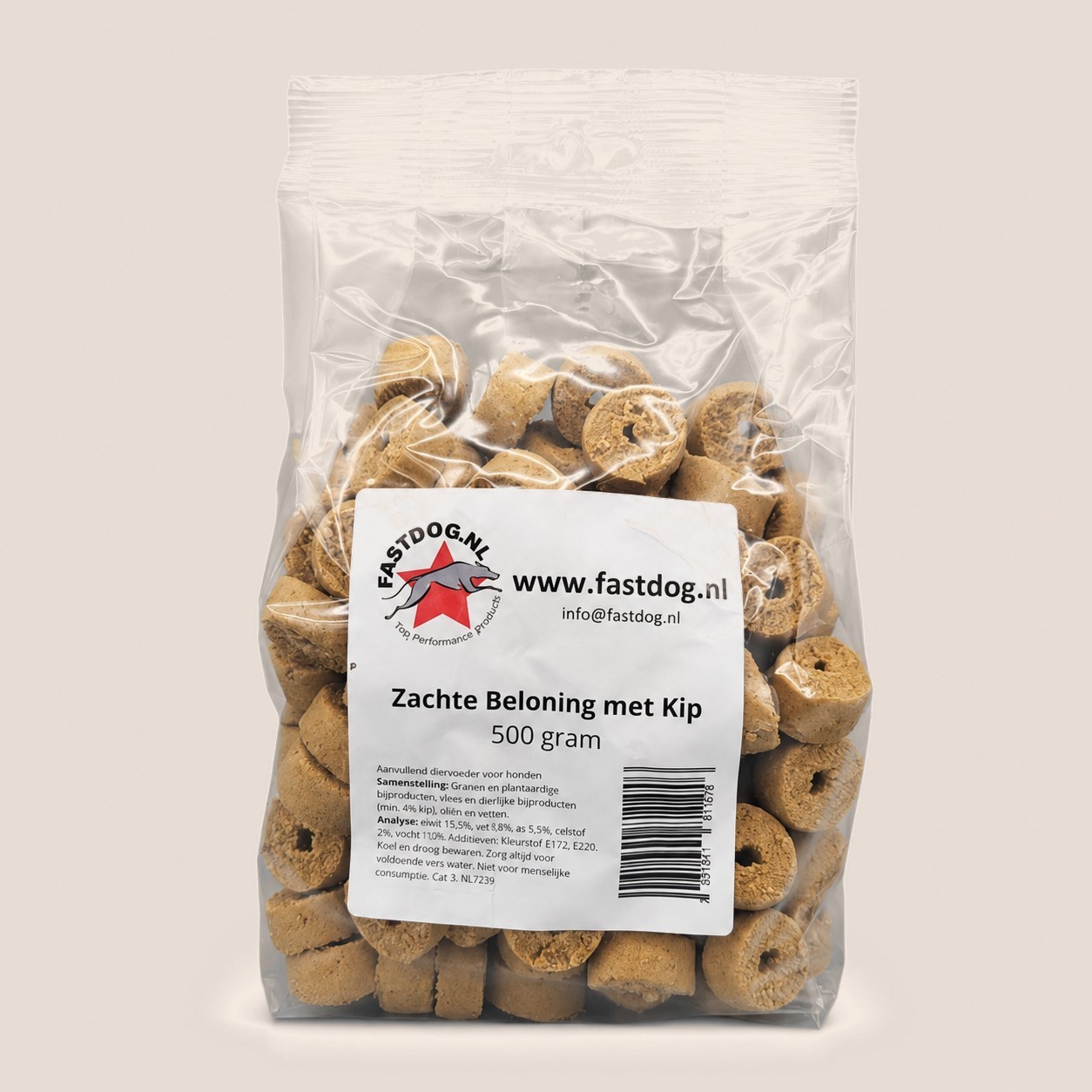 Beloningssnoepjes Kip 500 gram